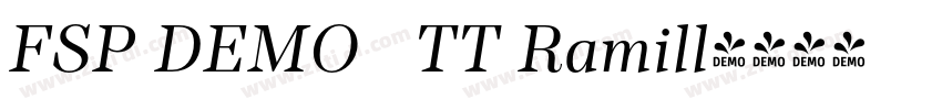 FSP DEMO   TT Ramill字体转换